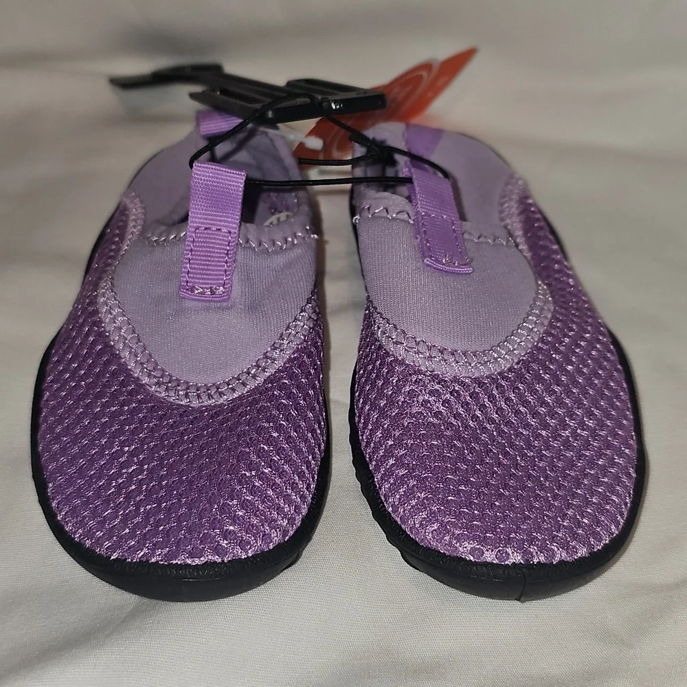 Wonder Nation Toddler Girls Size 7/8 Purple Water Shoe New